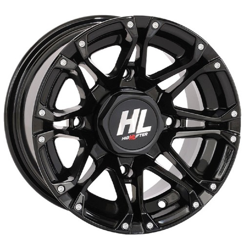 High Lifter HL3 12" Wheels Black 27" Swamp Lite Tires Textron Wildcat XX - Picture 2 of 4