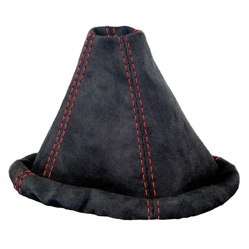 Schaltsack Schaltmanschette Golf 2 3 Passat 35i Polo 6N Vento Schwarz Naht Rot - Bild 4 von 5