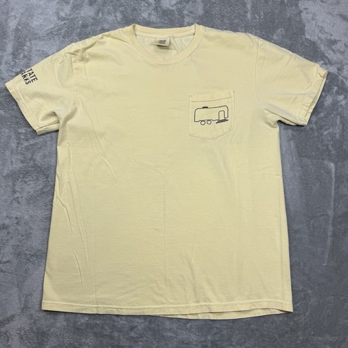 Camisa Comfort Colors Para Hombre Grande Amarillo Algodón Delaware State Park Camping - Imagen 1 de 8
