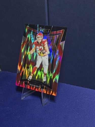 2024 Panini Select - Concourse Travis Kelce #97 Black & Red Shock Prizm🔥💎 - Picture 2 of 5