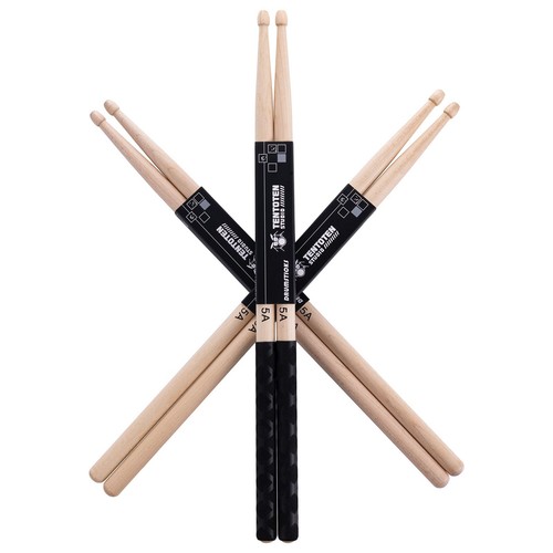 Drum Sticks 3 Pairs Classic 5A Drumsticks, America Maple Wood Drumsticks for ...
