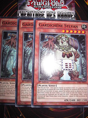 3 CARTES YUGIOH LVAL-FR005 SENTINELLE HABILLEE PLAYSET YU-GI-OH NEUF