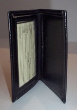 Black Leather Card Case