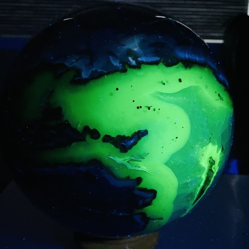 Natural Rare Volcanic Agate Crystal Sphere UV Reactive Gemstone Healing 8700g - Picture 3 of 22