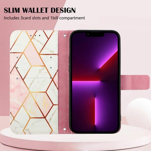 Flip Marble Leather Wallet Phone Case For Infinix Note 8 10 11 Hot 10 11 Zero X - 第 11/18 張圖片