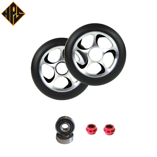 2X PRO STUNT SCOOTER SCHWARZ METALL KERNRÄDER 100 mm 110 mm 88A ABEC 11 LAGER 9 - Bild 8 von 18