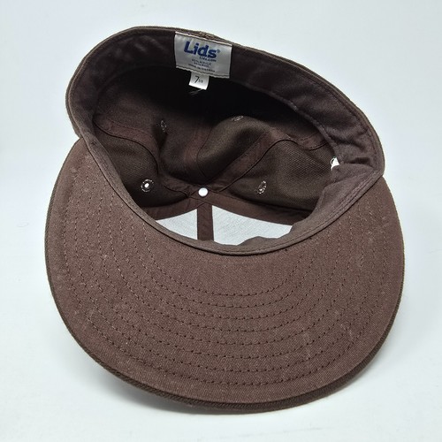 Lids Bike Brown Fitted Size 7 3/8 Baseball Alien Embroidered Wool Blend Hat - Picture 5 of 6