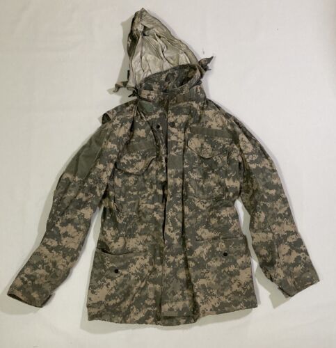ORIGINAL USGI ARMY FELDJACKE DESERT DCU CAMO MANTEL M-65 COLD WEATHER M65 mit KAPUZE