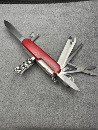 VICTORINOX Champion Plus Swiss Army Knife 91mm Multi Tool RED ... - Picture 7 of 19