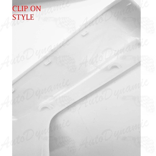 GLOSSY WHITE 2PCS REPLACEMENT MIRROR CAP COVER FITS 2019&UP CHEVY SILVERADO 1500 - Bild 2 von 2