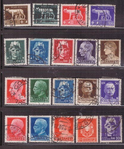 Italy Scott# 213-228 used