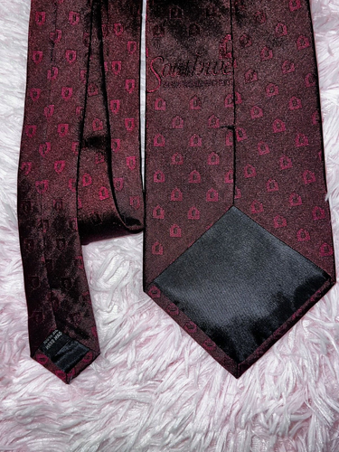 Vintage Southwest Airlines WolfMark Neckwear #98085 Neck Tie Burgundy w/Logo - Picture 6 of 7
