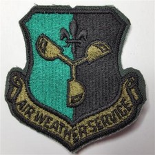 U.S. AIR FORCE AIR WEATHER SERVICE  OLIV SUBDUED AUFN&Auml;HER PATCH USAF