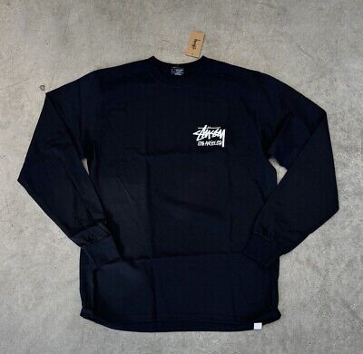 Stussy Stock Los Angeles Long Sleeve Tee Black (Size Medium Stussy Stock Los Angeles Long Sleeve Tee Black (Size Medium