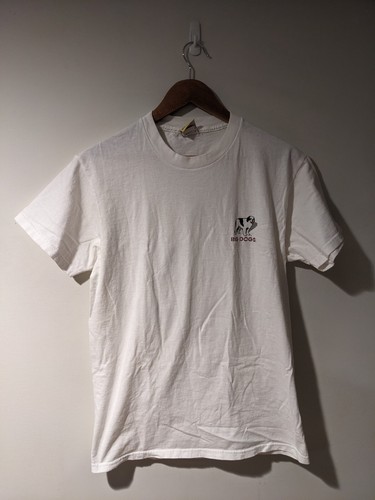 Vintage 1997 Big Dogs Places to Go White Medium T-Shirt - Picture 4 of 9