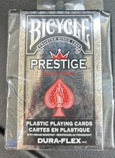 Bicycle Prestige Rider Back Plastic Playing Cards Dura-Flex Deck BrandNew Sealed