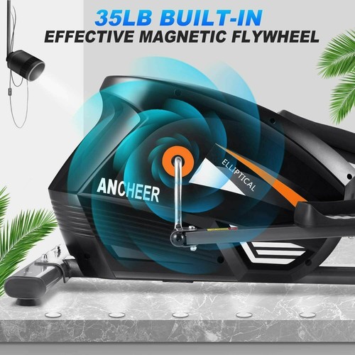 ANCHEER Magnetic Elliptical Exercise Fitness Training Machine Home Cardio B 465 - Picture 11 of 20