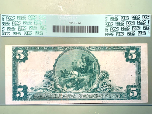 1902 $5 Florida National Bank Jacksonville - PCGS 35 Very Fine Ch# 8321 - Picture 2 of 3