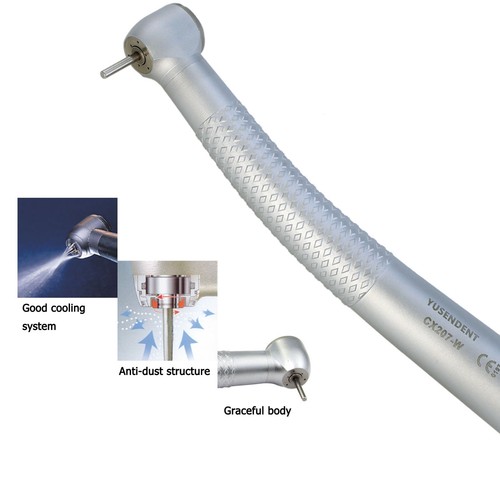 Pieza de mano dental de alta velocidad COXO acoplamiento de 4 orificios turbina de aire estilo Sinol CX207-W - Imagen 50 de 93
