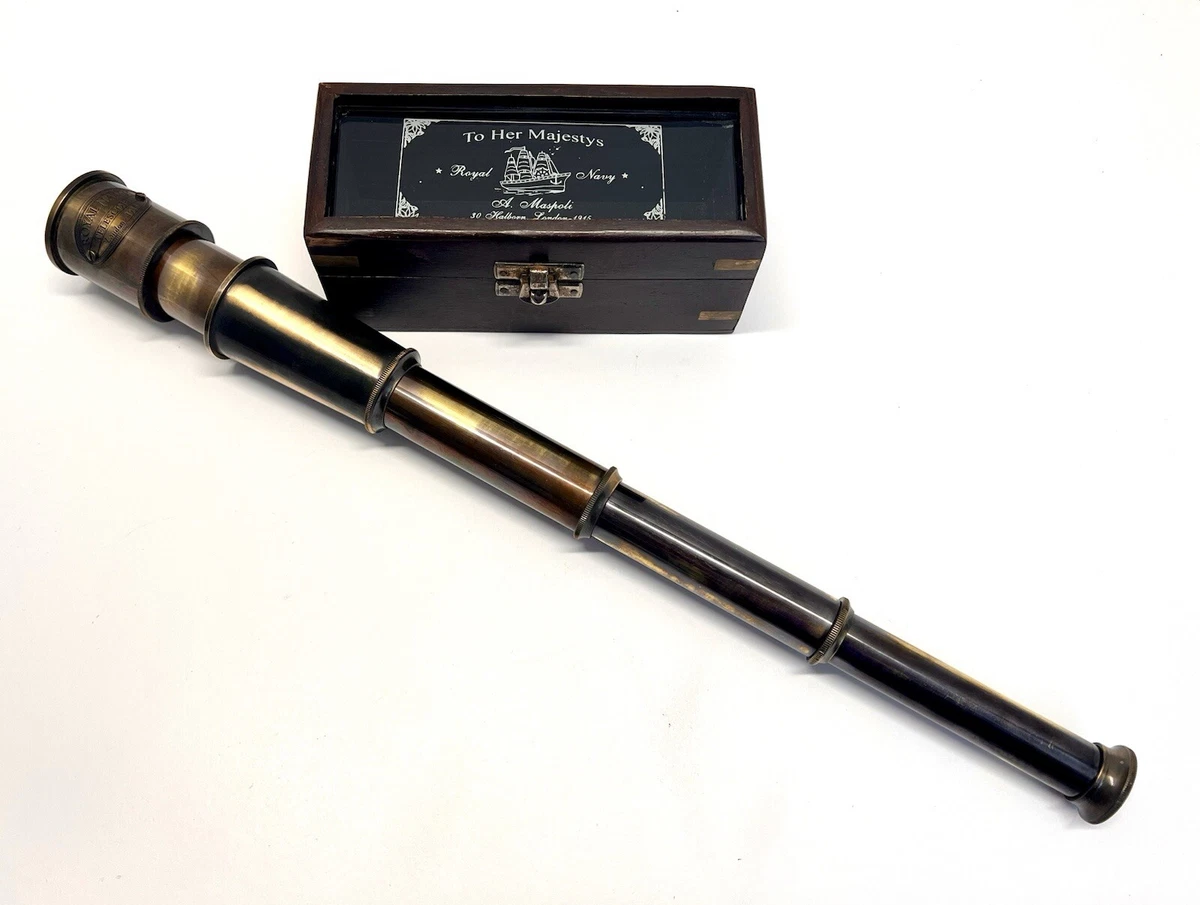 英国古董航海望远镜| eBay