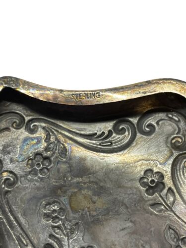 Sterling Silver Purse Evening Bag Detailed Filigree Vintage - Picture 3 of 15