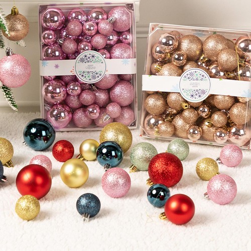Christmas Balls Shatterproof Xmas Tree Ornaments Hanging Balls Decor - Picture 6 of 19