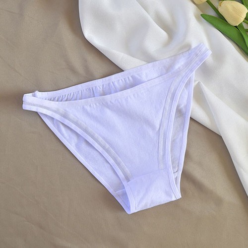 Women's Thongs Underwear Low Waist Waist Mesh Briefs Solid Color Knickers ☆ - Picture 11 of 30