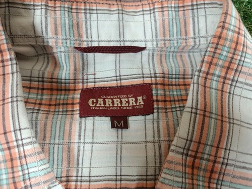 Carrera Italian short sleeve men's shirt size M - Picture 4 of 5