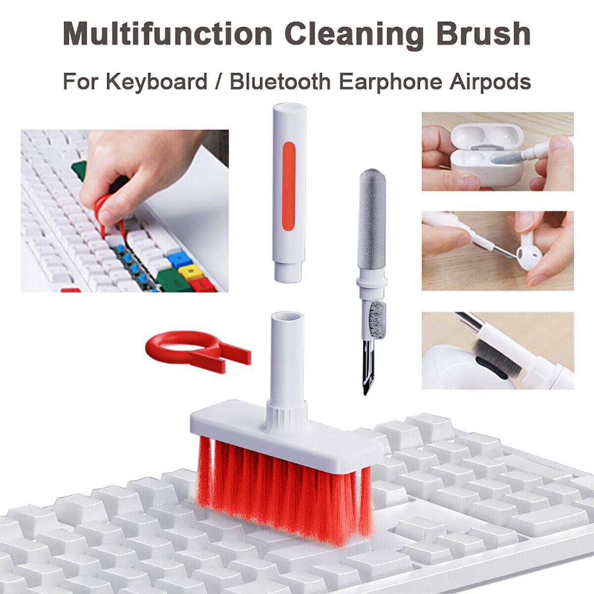 1pc Plastic Long Handle Cleaning Brush, Minimalist Floor Cleaning Brush For  Bathroom