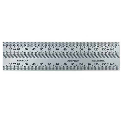Incra 150MM Marking Rule - to 1/4MM RULE150M