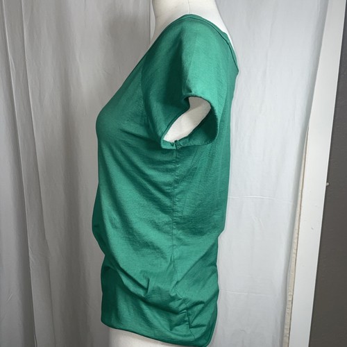 Velvet by Graham & Spencer XL guazy whisper T-shirt cap sleeve kelly green - 第 5/11 張圖片