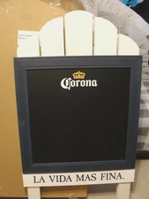 CORONA BEER ADIRONDACK A FRAME SANDWICH SIDEWALK MENU SPECIAL CHALKBOARD SIGN