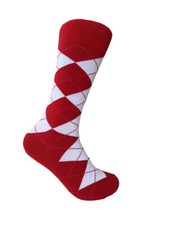 Triple M Plus Men&#39;s Mid-calf Dress Casual Argyle Socks In Various Colors