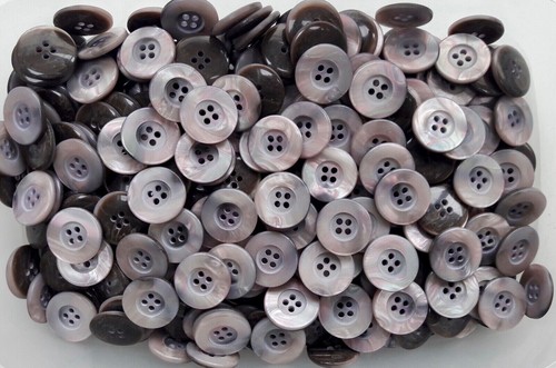 Buttons 20mm 32L Lilac Shell EFFECT Pearlescent Polished 4 Hole Button (Z112) - Picture 21 of 24