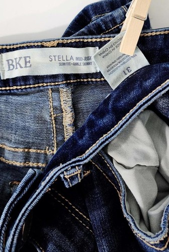 BKE Stella Mid-Rise Ankle Skinny Jeans - Dark Wash as-is - Bild 4 von 8