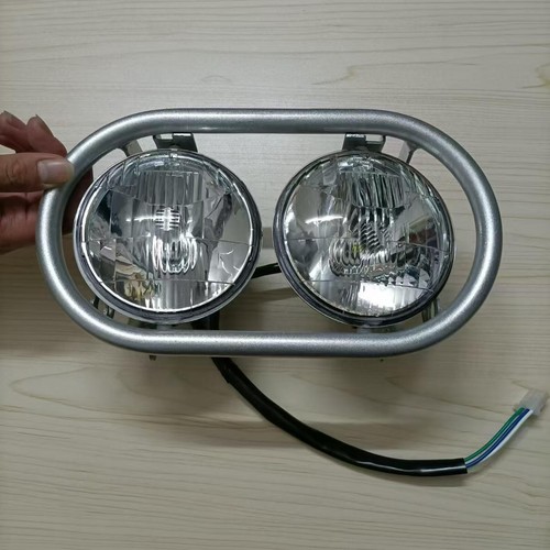 Motorcycle Headlight Bracket & Double LED Front Light For Honda BAJA Tail Bike - Picture 4 of 7