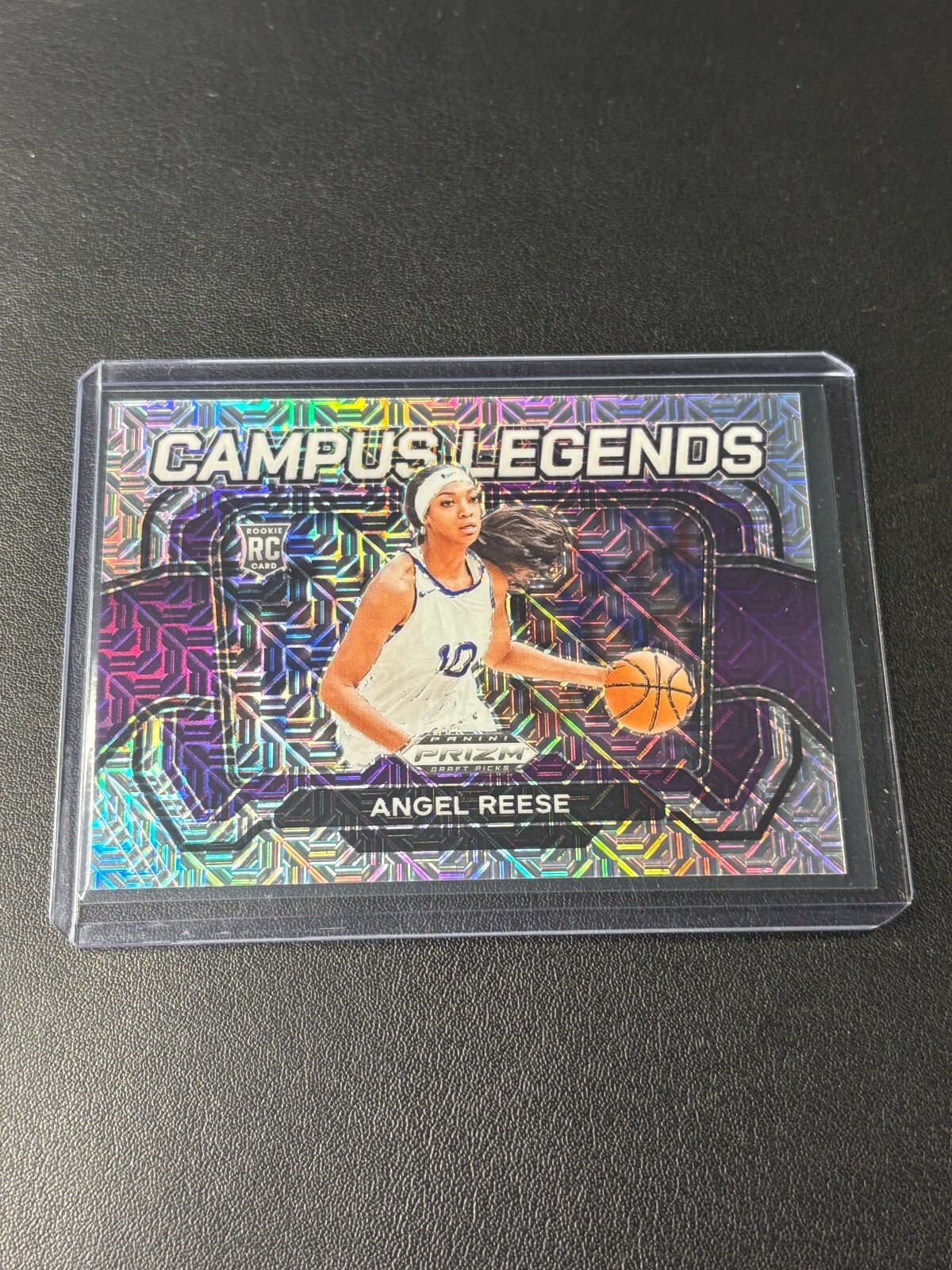 Angel Reese RC 2024-25 Prizm Draft Campus Legends Mojo /25 SSP LSU, Chicago Sky