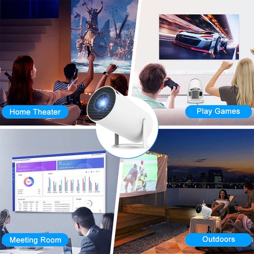 Portable Mini LED Projector WiFi Android Home Cinema Support HD 1080P Video HDM - Picture 14 of 24