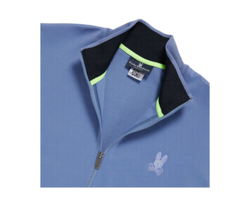 Psycho Bunny Doyers Track Jacket Bal Harbour Blue B6S994U1CP-BHA - Picture 2 of 2