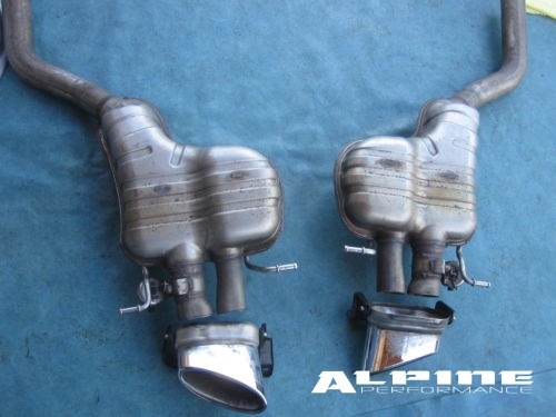 Bentley Continental GT exhaust muffler oem 