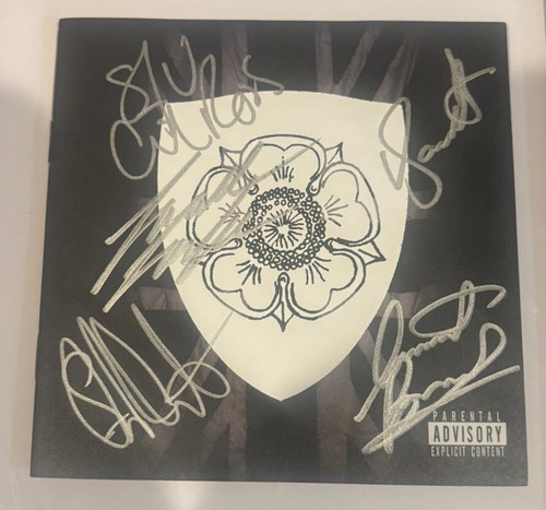 GALLOWS GREY BRITAIN SIGNED JSA DISPLAY FRAMED CD Autograph band - Picture 2 of 2