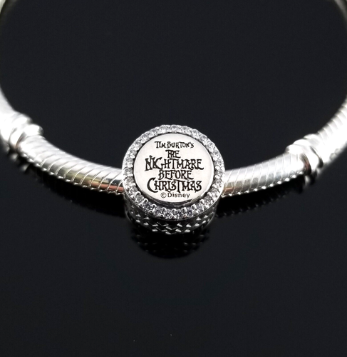 New PANDORA Disney Nightmare Before Christmas Jack Sally Bead Charm - Picture 2 of 2