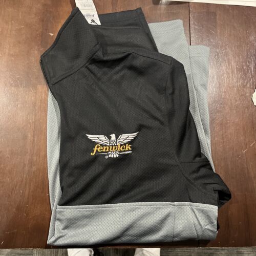 Fenwick Fishing 1/4 Zip Pullover, Waffle Knit, Black/Gray, Men’s Sz L - Picture 4 of 4