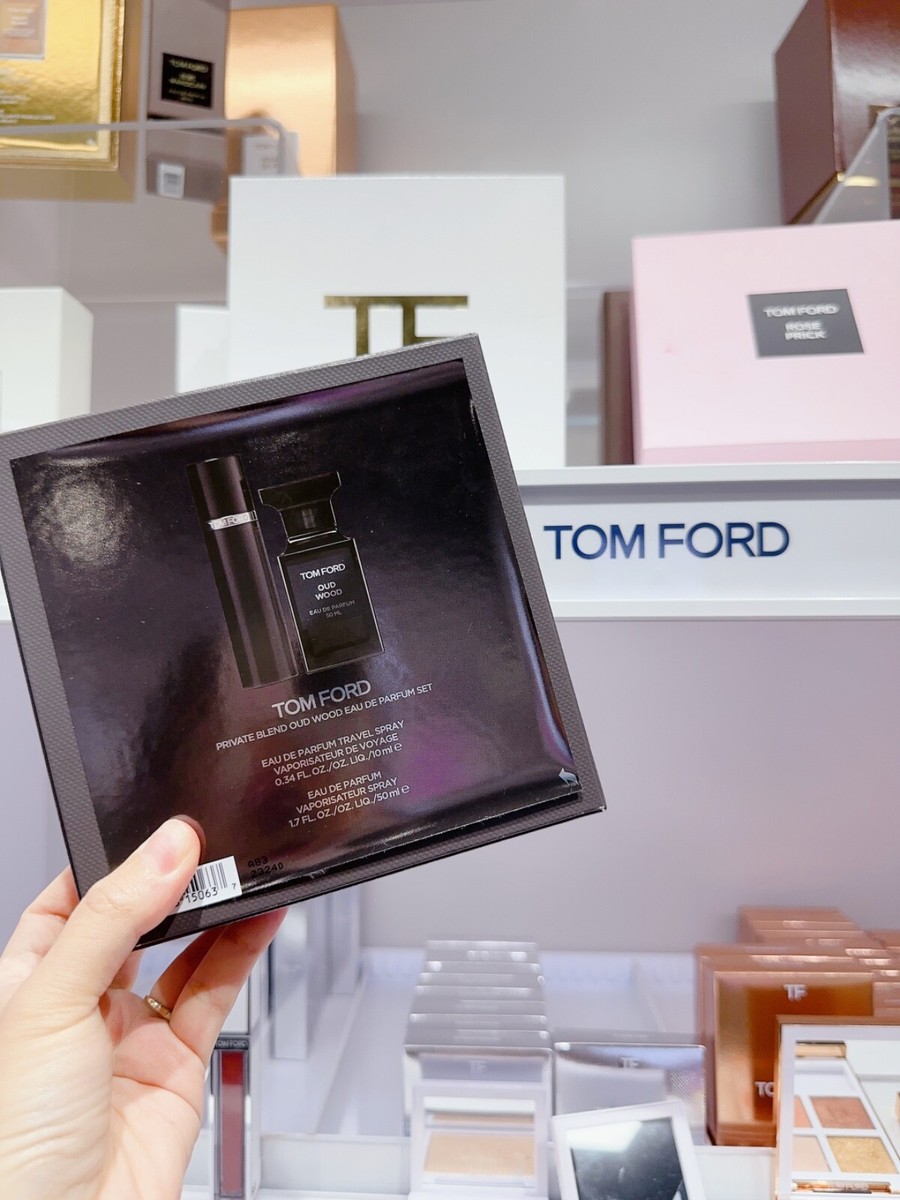 Tom Ford Oud Wood Gift Set Eau De Parfum 1.7oz + 0.34oz