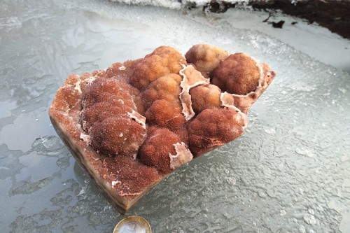 Neufund Citrin / Eisenkiesel / Rosaquarz Stufe Sulzbach/ Bayerischer Wald 1,1kg - Bild 10 von 12