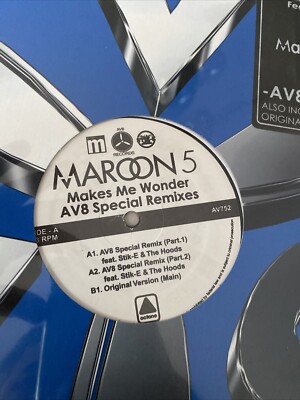 Maroon 5 - Makes Me Wonder / SEALED / av8 remix vinyl - rare japan only