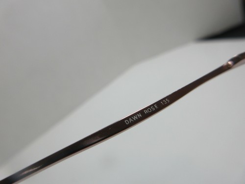 WOMEN'S REMBRAND DAWN ROSE 135 METAL EYEGLASS FRAME VISION CARE - Picture 8 of 12