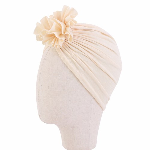 Baby Kids Girls Muslim Hijab Bonnet Hat Turban Headscarf Wrap Beanie Caps 2-6Y - Foto 8 di 23