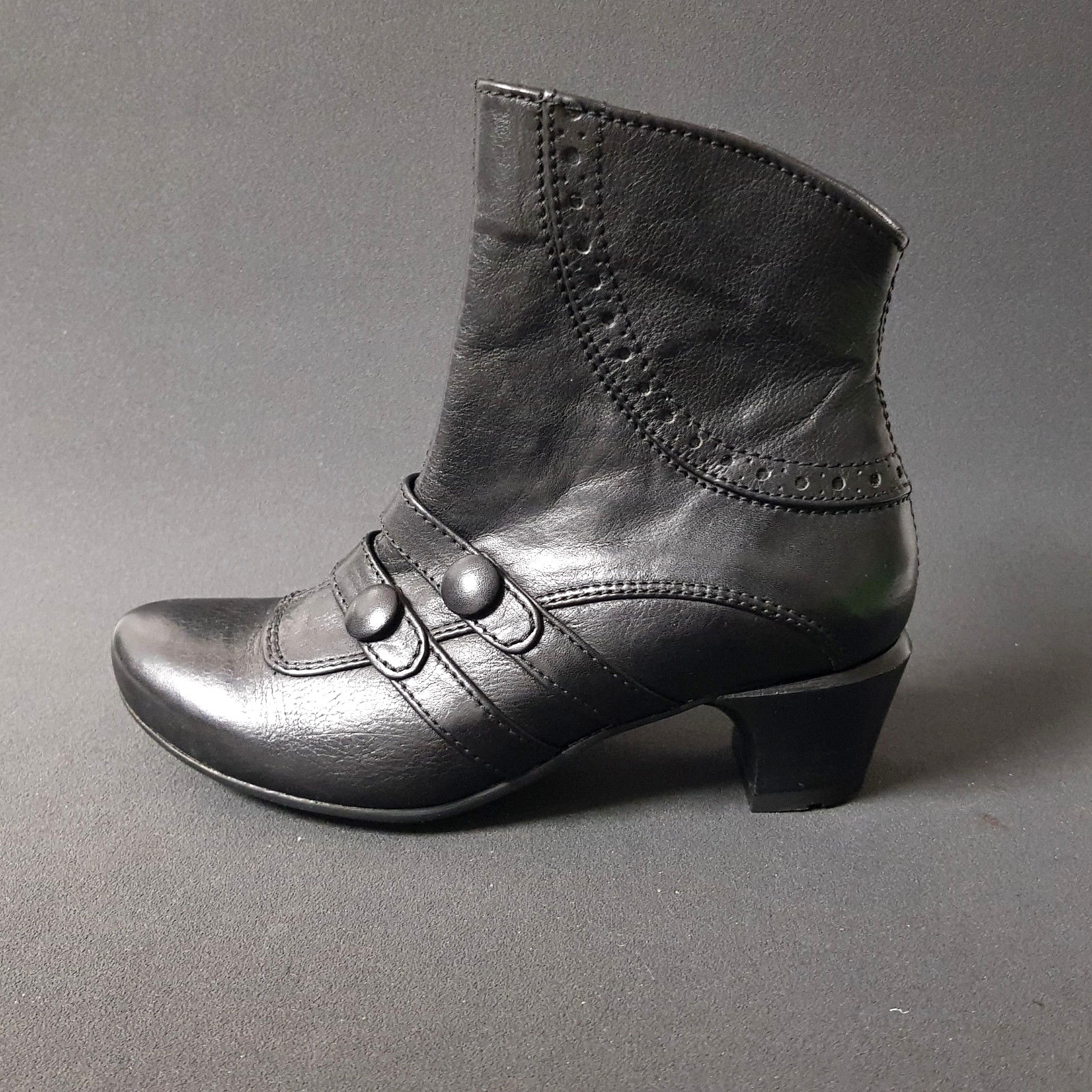 Wolky Stivaletti da donna Stivali in Pelle Nera Nuovo Taglia 36 sale qualità ufficiale Wolky Stivaletti da donna Stivali in Pelle Pelle Pelle Nera Nuovo Taglia 36 sale ultimi stili