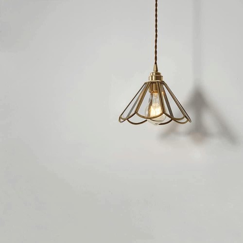 Lámpara colgante vintage con gota de flor industrial Mossodor E27 iluminación viva - Imagen 19 de 20